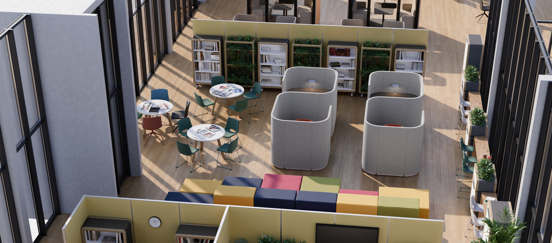 How to Balance Open Plan Spaces with Quiet Zones